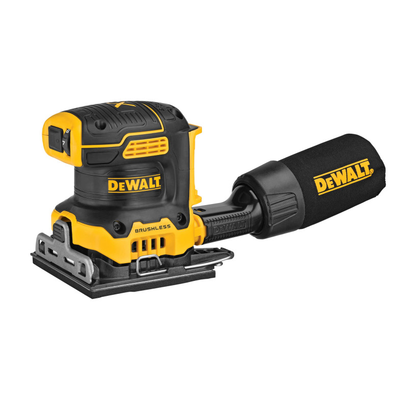 Dewalt DCW200N Cordless Brushless 18V XR 1/4 Sheet Palm Sander Hook Loop BODY ONLY