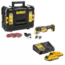 DeWalt DCS355D2 18V XR Brushless Oscillating Multi-Tool FULL KIT 2 x 2.0Ah