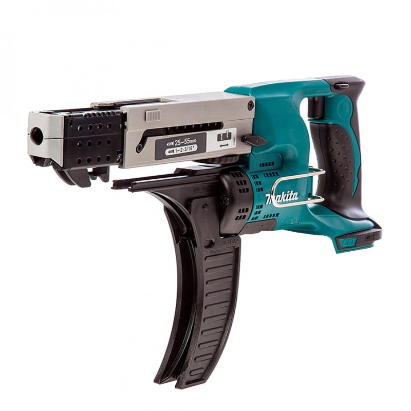 Makita DFR550Z 18V Li-Ion LXT Cordless Auto-Feed Screwdriver 25-55mm Body Only