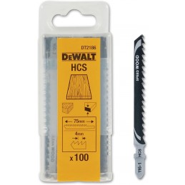 Dewalt  DT2186 HCS Jig Saw Blade Wood, Pack of 100, 60 mm