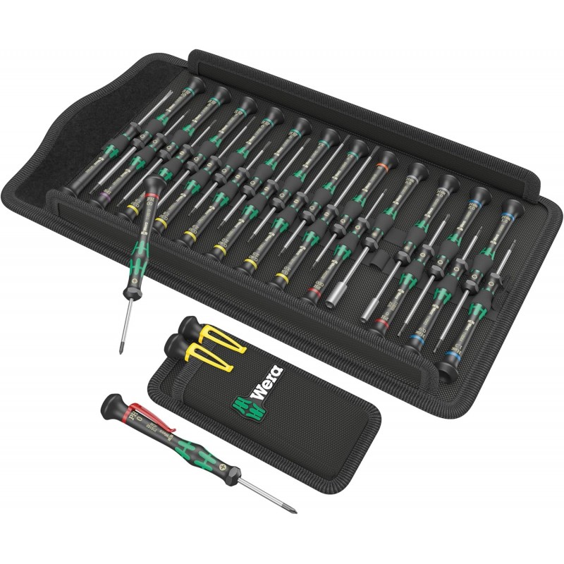 Wera 134027 Kraftform Micro Big
Pack 2 Screwdriver Set For Electronic
Applications x29 Pcs