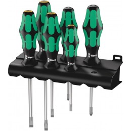 Wera 105622 Kraftform Plus 6
Piece Lasertip Screwdriver Set Pozi Slotted
Philips