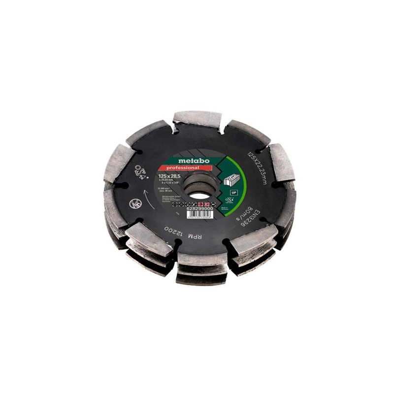 Metabo 628299000 Dia-CD3 125mm 22.23mm MFE40 Wall Chaser Blade