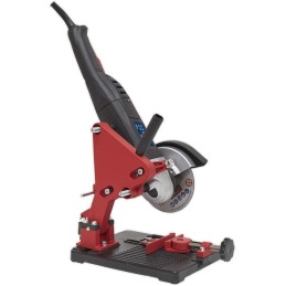 Sealey SMS02 Angle Grinder Stand With Cast Iron Base Vertical Cutter 100mm 115mm 125mm