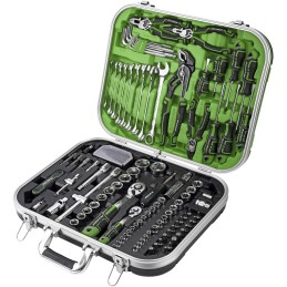 Sealey AK7980HV Premier Mechanic's Tool Kit 144pc Hi-Vis Green