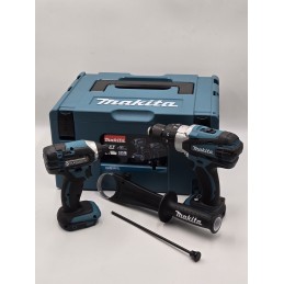 Makita DLX2145ZJ Impact / Combi Twin Kit 18V And Case