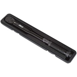 Sealey AK623B Micrometer Torque Wrench 3/8'' Square Dr Calibrated Black Series