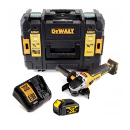 DeWALT DCG405M1T 18V XR Brushless 125mm Angle Grinder Kit