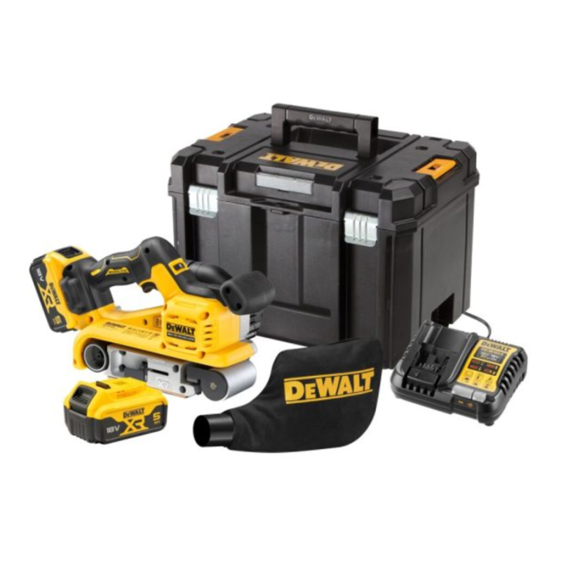 DeWALT DCW220P2 18V XR Brushless 75mm Belt Sander Kit