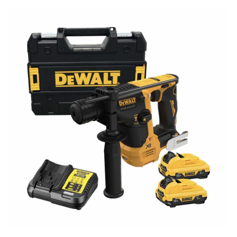 DeWALT DCH072L2T 12V XR Brushless Ultra-Compact 14mm SDS Plus Hammer Drill Kit