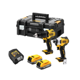 DeWALT DCK2062E2T 18V XR PowerStack Brushless Cordless Drill Twin Pack