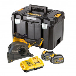 DeWalt DCG200T2 54V XR FLEXVOLT Wall Chaser FULL KIT with 2x 6Ah batteries