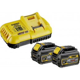 DeWalt 2x DCB546 18V / 54V XR FLEXVOLT 6Ah Battery + DCB118 Fast Charger