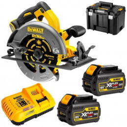 DeWalt DCS575T2 54V FlexVolt 190mm XR Li-Ion Cordless Brushless Circular Saw FULL KIT with 2x 6Ah battery