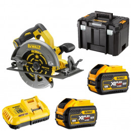 DeWalt DCS575X2 54V FlexVolt 190mm XR Li-Ion Cordless Brushless Circular Saw FULL KIT with 2x 9Ah battery